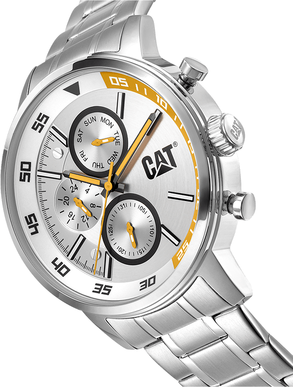 CAT Sail Multi Silver Multi Dial Lumi Sil Hands Bat Stainless Steel Men's Watch | AK.149.11.227 | TIME Watches