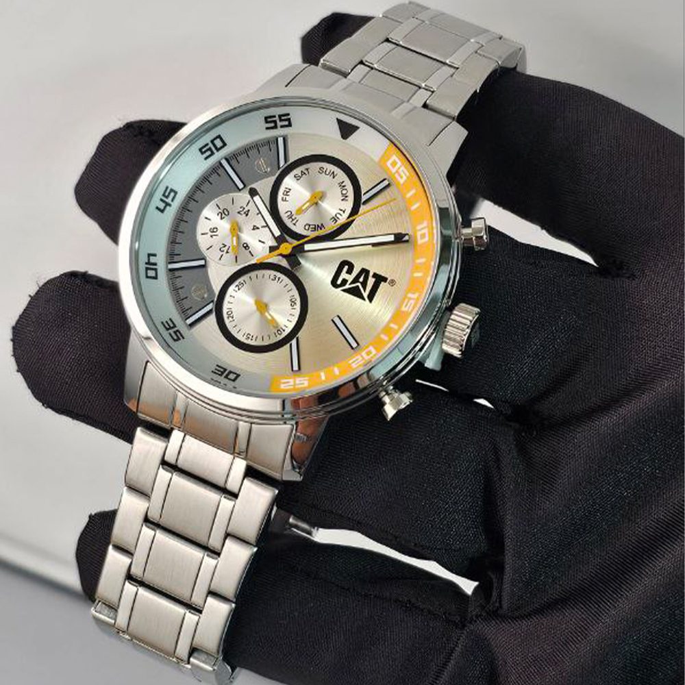 CAT Sail Multi Silver Multi Dial Lumi Sil Hands Bat Stainless Steel Men's Watch | AK.149.11.227 | TIME Watches