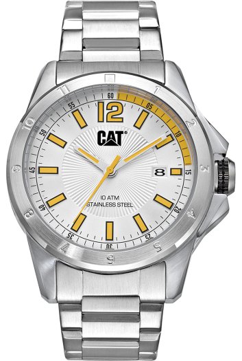 CAT Stainless Steel Big Twist 24 White Dial Men's Watch | YW.141.11.237 | Time Watch Specialists