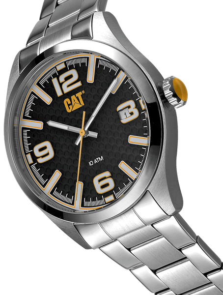 CAT Stainless Steel Black Dial Men's Watch | QA.141.11.132