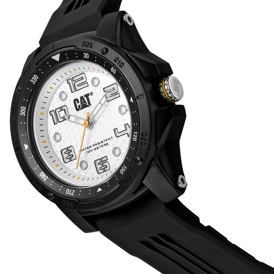 CAT Black Strap with White Dial Men's Watch | LP.160.21.232