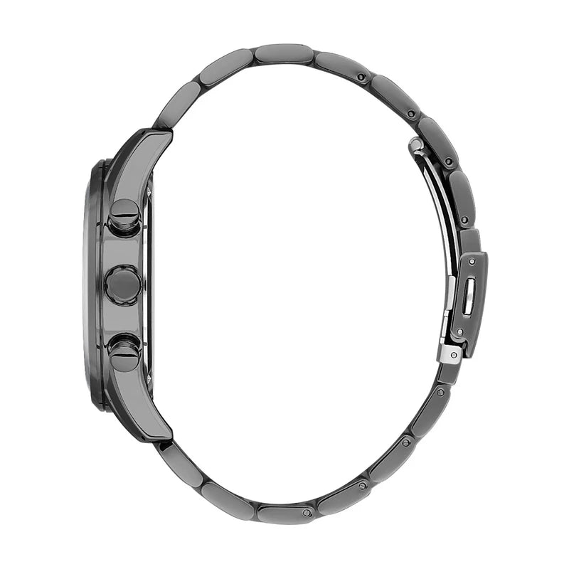 Bigotti Stainless Steel Chronograph Black Dial Men's Watch | BG.1.10472-5