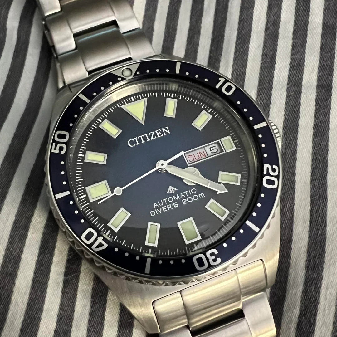 Citizen Promaster Eco-Drive Automatic Diver's Blue Dial Men's Watch | NY0129-58L