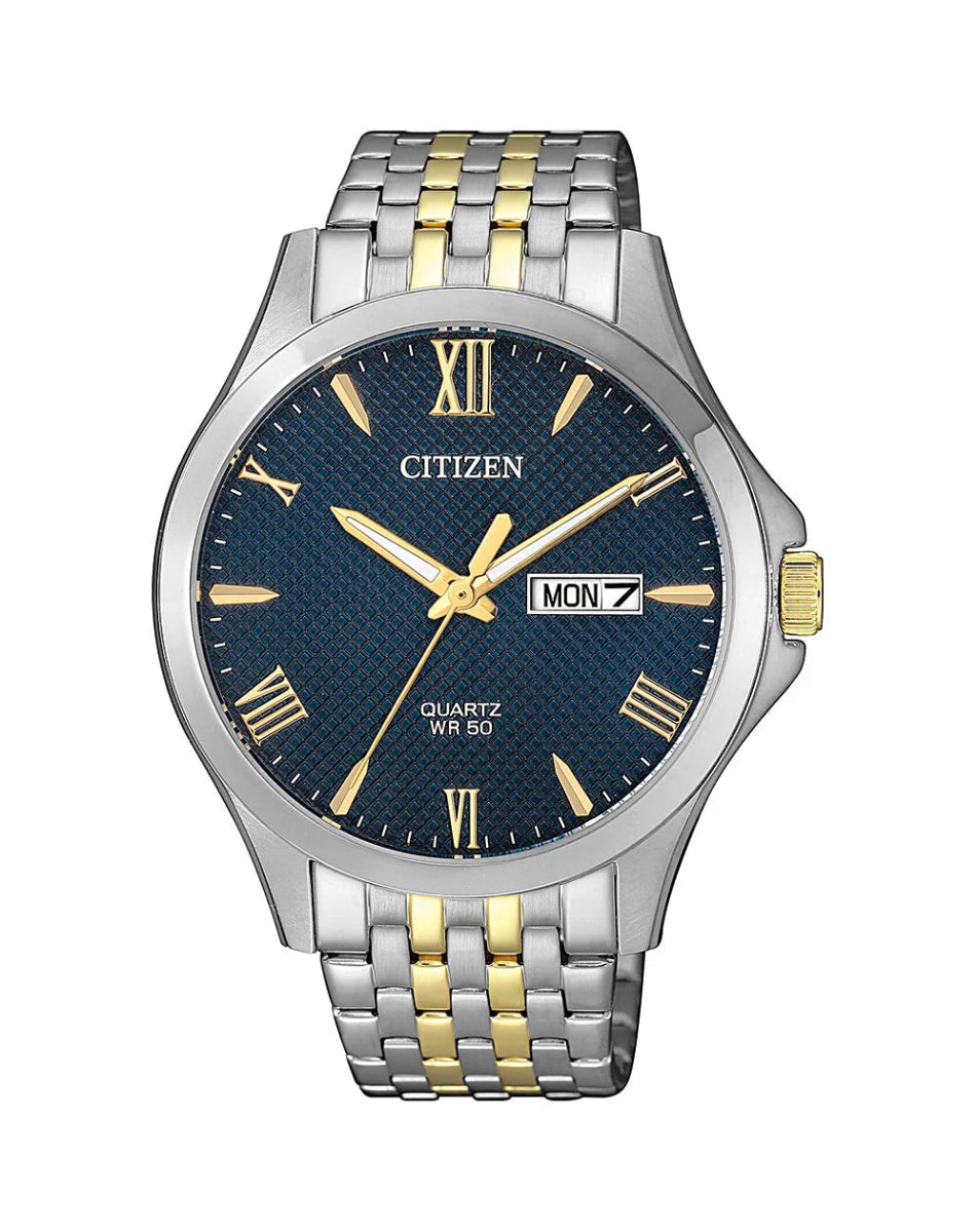 Citizen Stainless Steel Blue Dial Men's Watch | BF2024 - 50L | Time Watch Specialists