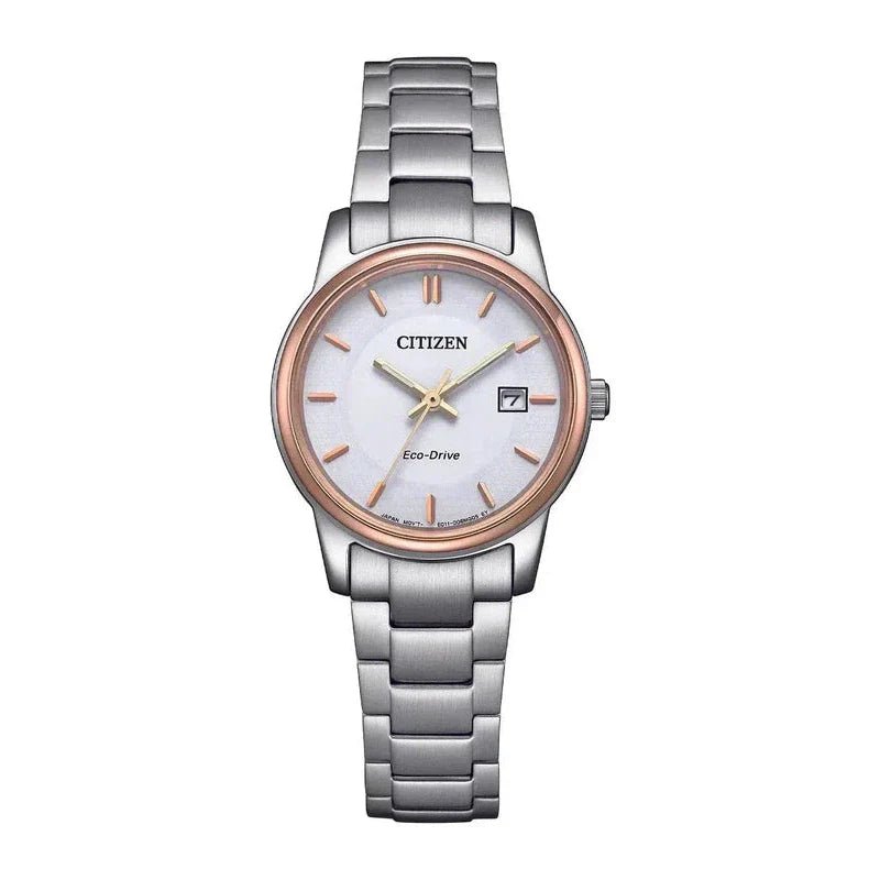 Citizen Stainless Steel Eco - Drive Dress Collection Woman's Watch | BM6979 - 74A | Time Watch Specialists