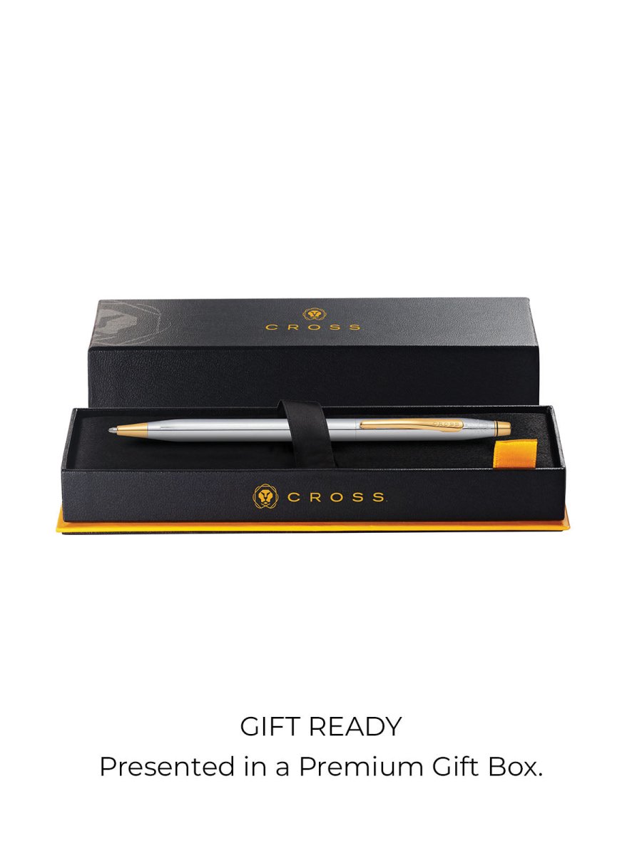 CROSS Century Classic Polished Chrome Ballpoint Pen | 3302 | TIME Watches