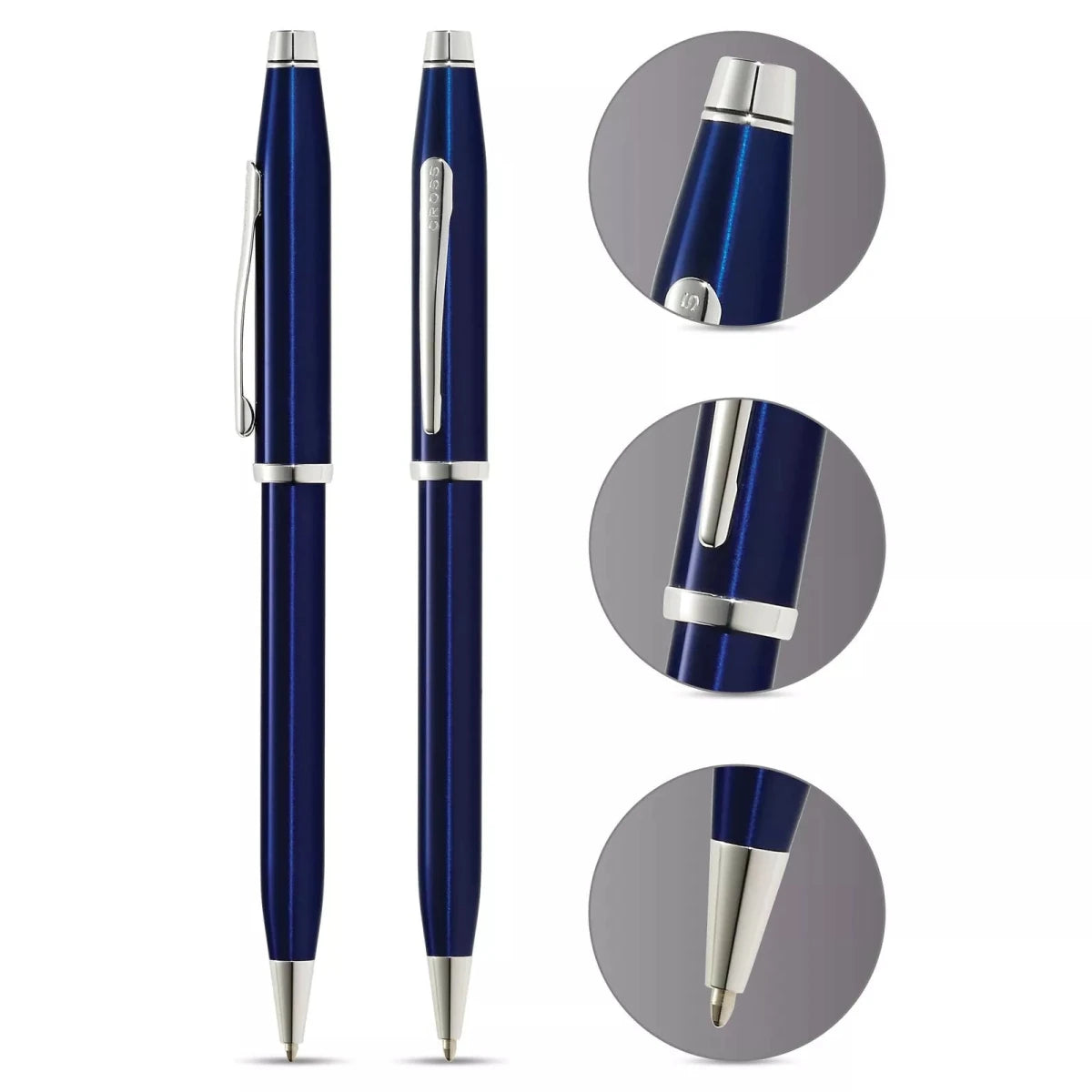 CROSS Century Ii Blue Polished Ballpoint Pen | AT0082WG - 158 | TIME Watches