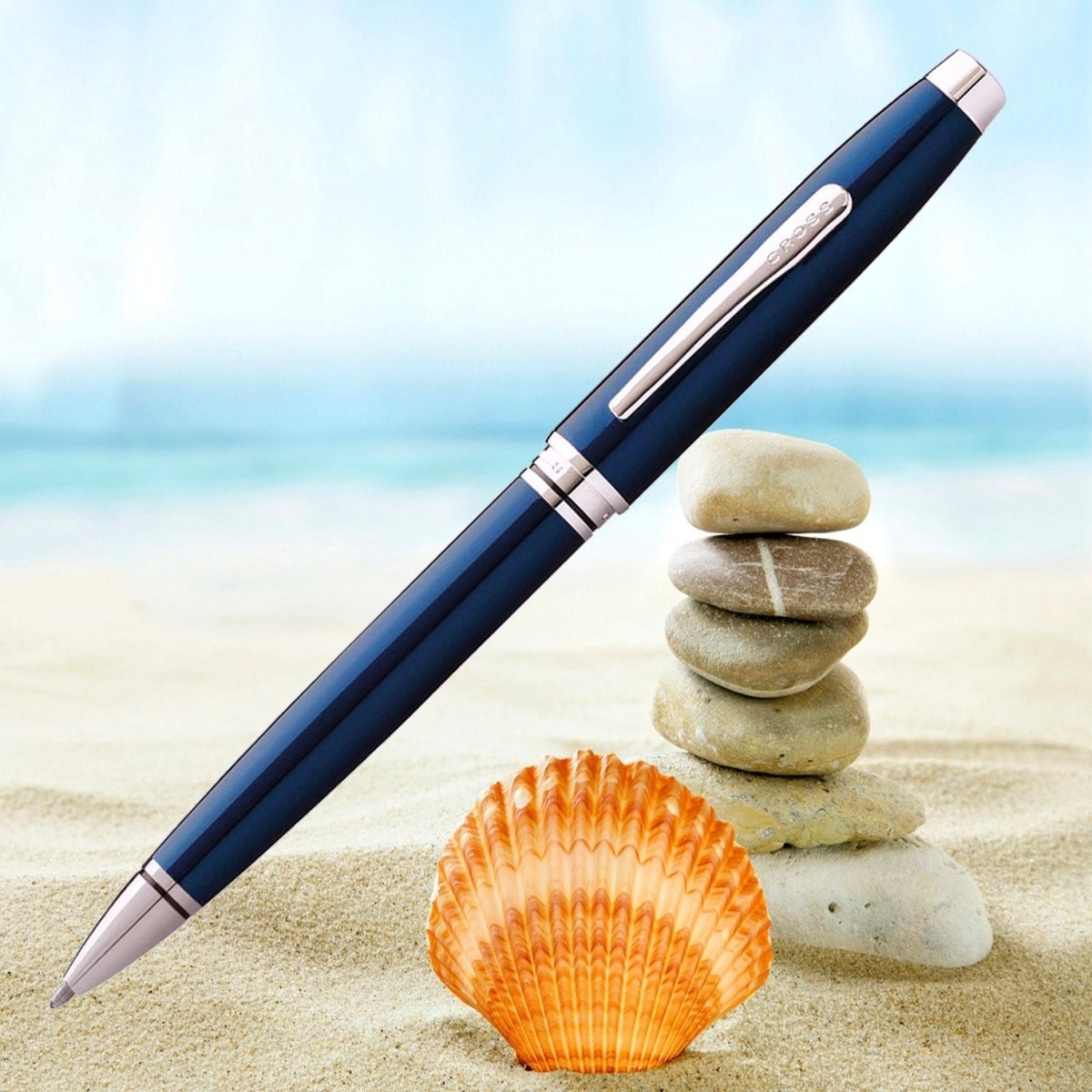 CROSS Coventry Blue Ballpoint Pen | AT0662G - 9 | TIME Watches