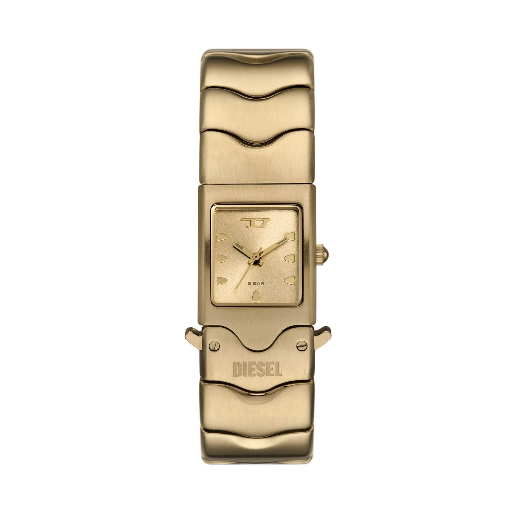 Diesel Closer Stainless Steel Gold-Tone Unisex Watch | DZ2223