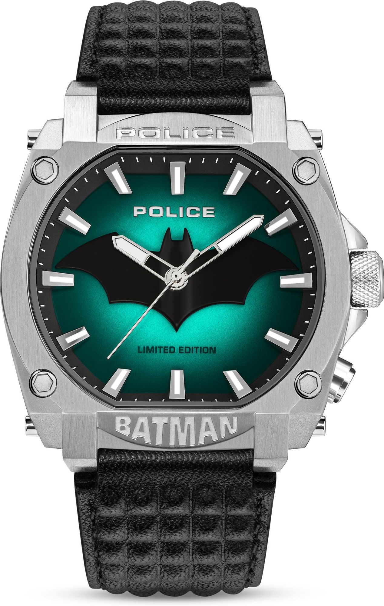Police Limited Edition Batman Forever Norwood Black Dial Black Strap Chronograph Men's Watch Set | PEWGD0022603SET