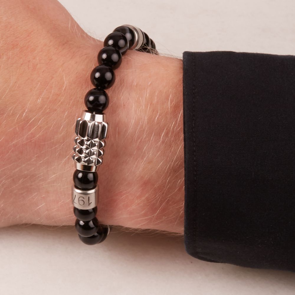 Diesel Beaded Studs Unisex Bracelet | DX0847040 | Time Watch Specialists