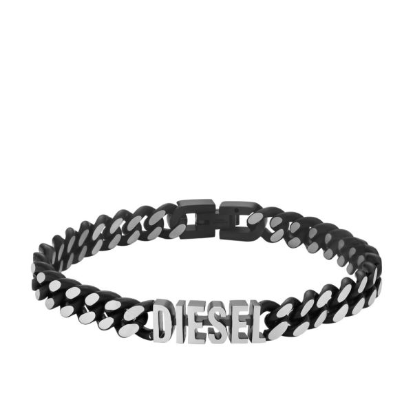 Diesel Black - Tone Stainless Steel Men's Chain Bracelet | DX1386040 | TIME Watches