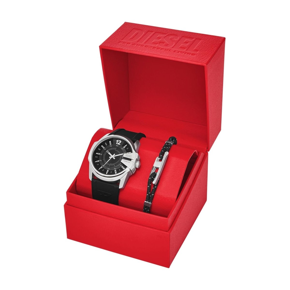 Diesel Master Chief Black Men's Watch GiftSet | DZ4700SET | TIME Watches