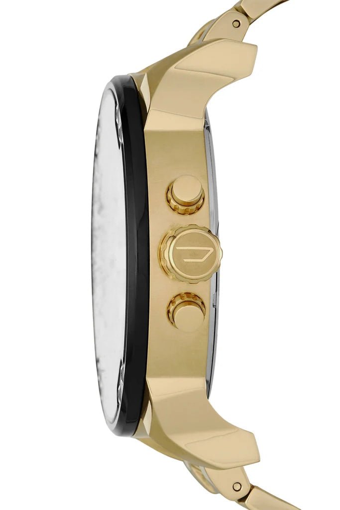 Diesel Mr. Daddy 2.0 Black & Gold Stainless Steel 57mm Men's Watch | DZ7333 | TIME Watches