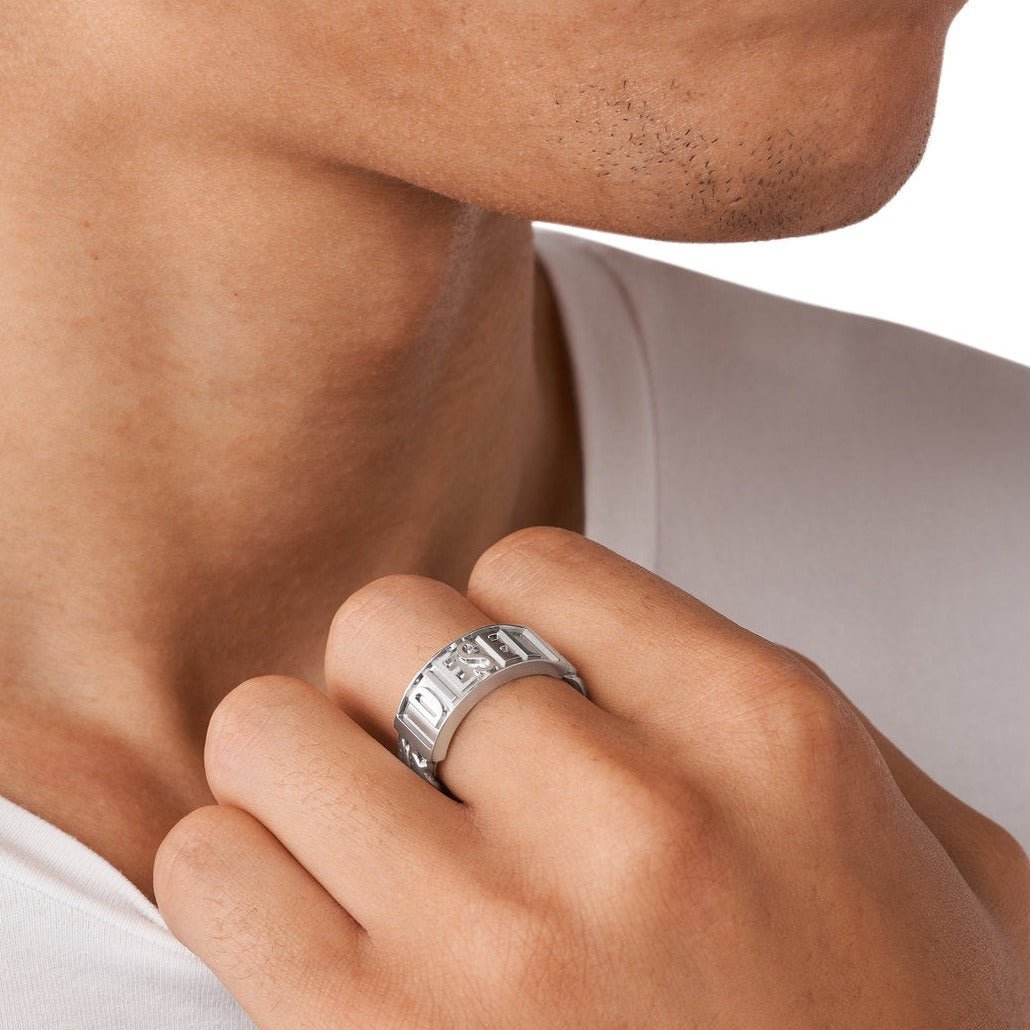 Diesel Stainless Steel Band Men's Ring | Time Watch Specialists