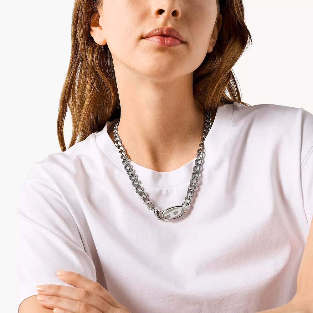 Diesel Stainless Steel Unisex Necklace | DX1509040 | Time Watch Specialists
