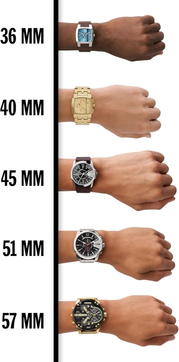 Diesel Stinger Black Sunray Dial and Black Leather Strap 46mm Men's Watch | DZ4710 | TIME Watches