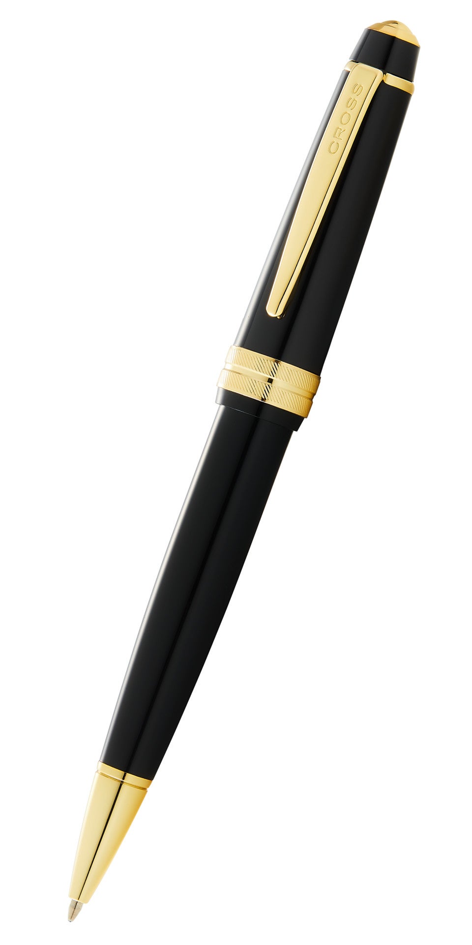 CROSS Bailey Light Polished Black Resin and Gold Tone Ballpoint Pen | AT0742-9
