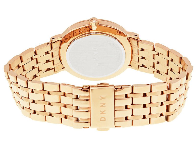 DKNY Minetta Rose Gold Round Women's Watch | NY2504 | Time Watch Specialists