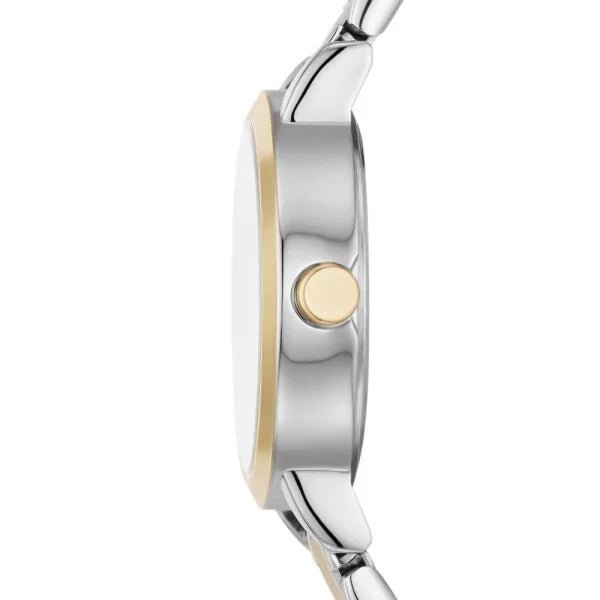 DKNY Soho White Dial and White Steel Bracelet 28mm Women's Watch | NY6676 | TIME Watches