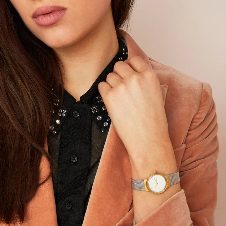 SKAGEN Freja Lille Two-Tone Steel Mesh Women's Watch | SKW2666