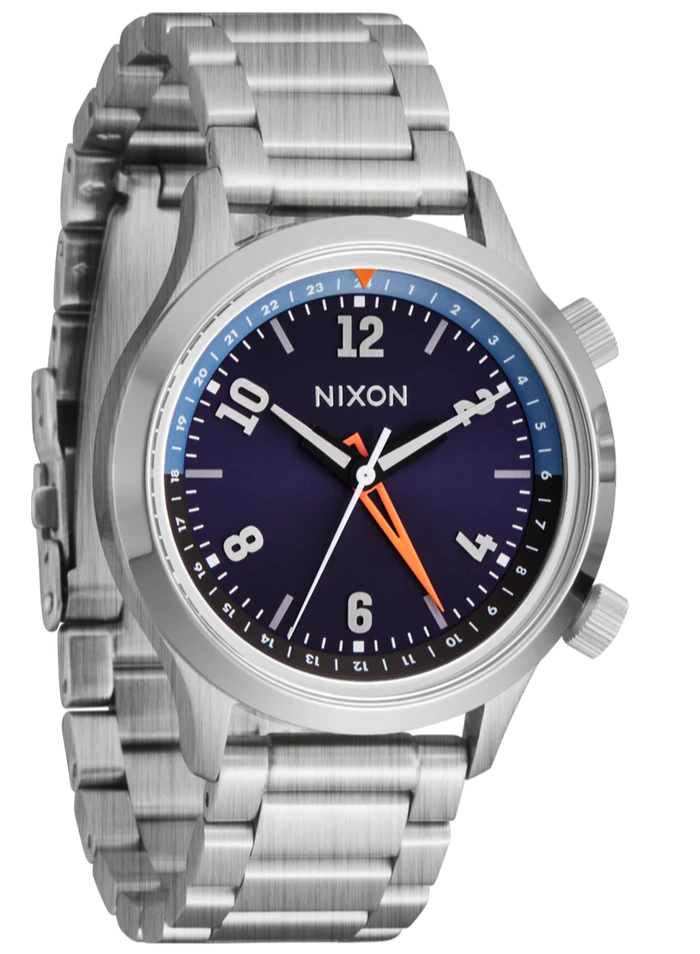 NIXON Drifter Blue Dial Stainless Steel Men’s Watch | A14225289-00