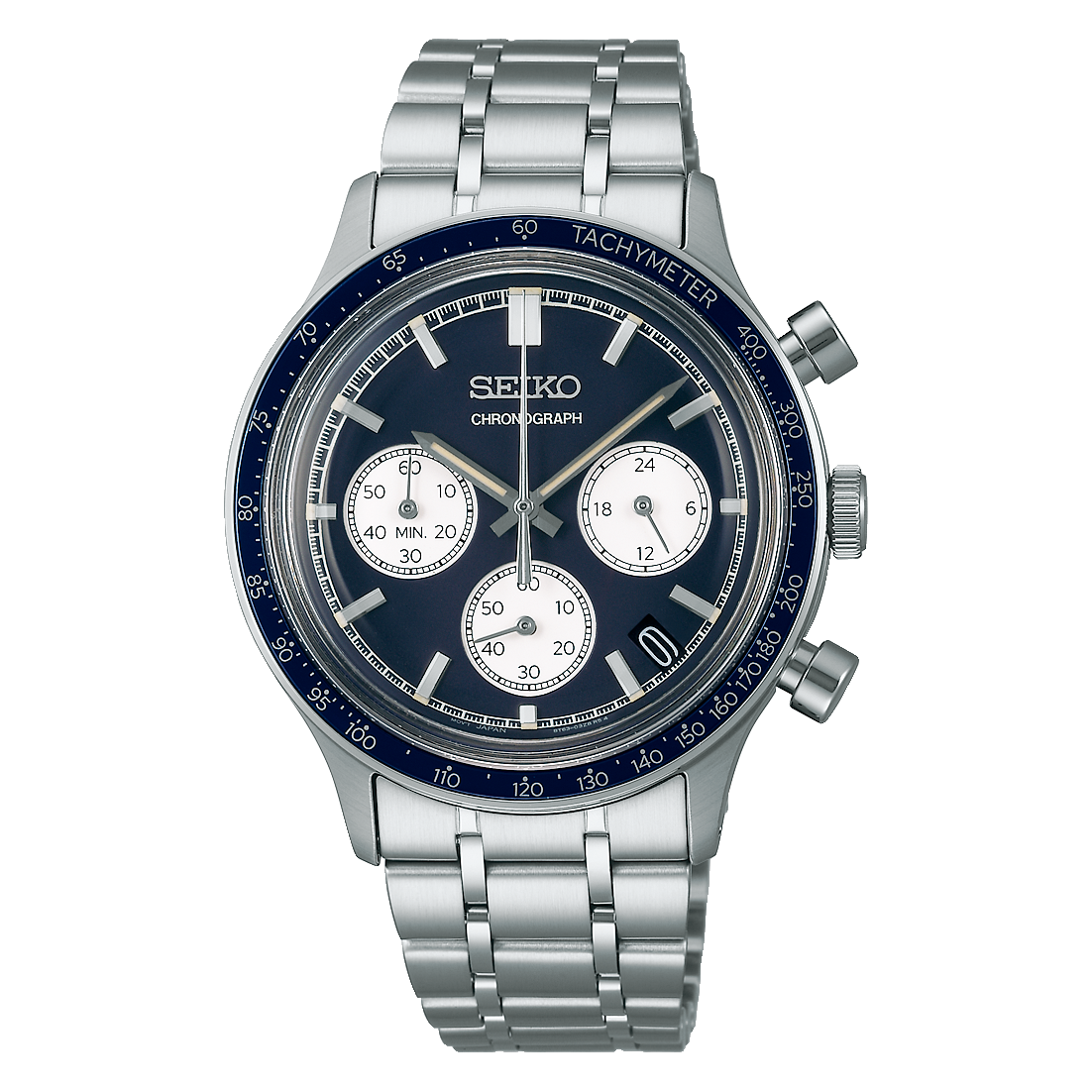 Seiko Chronograph Blue Dial Men's Watch | SSB477P1