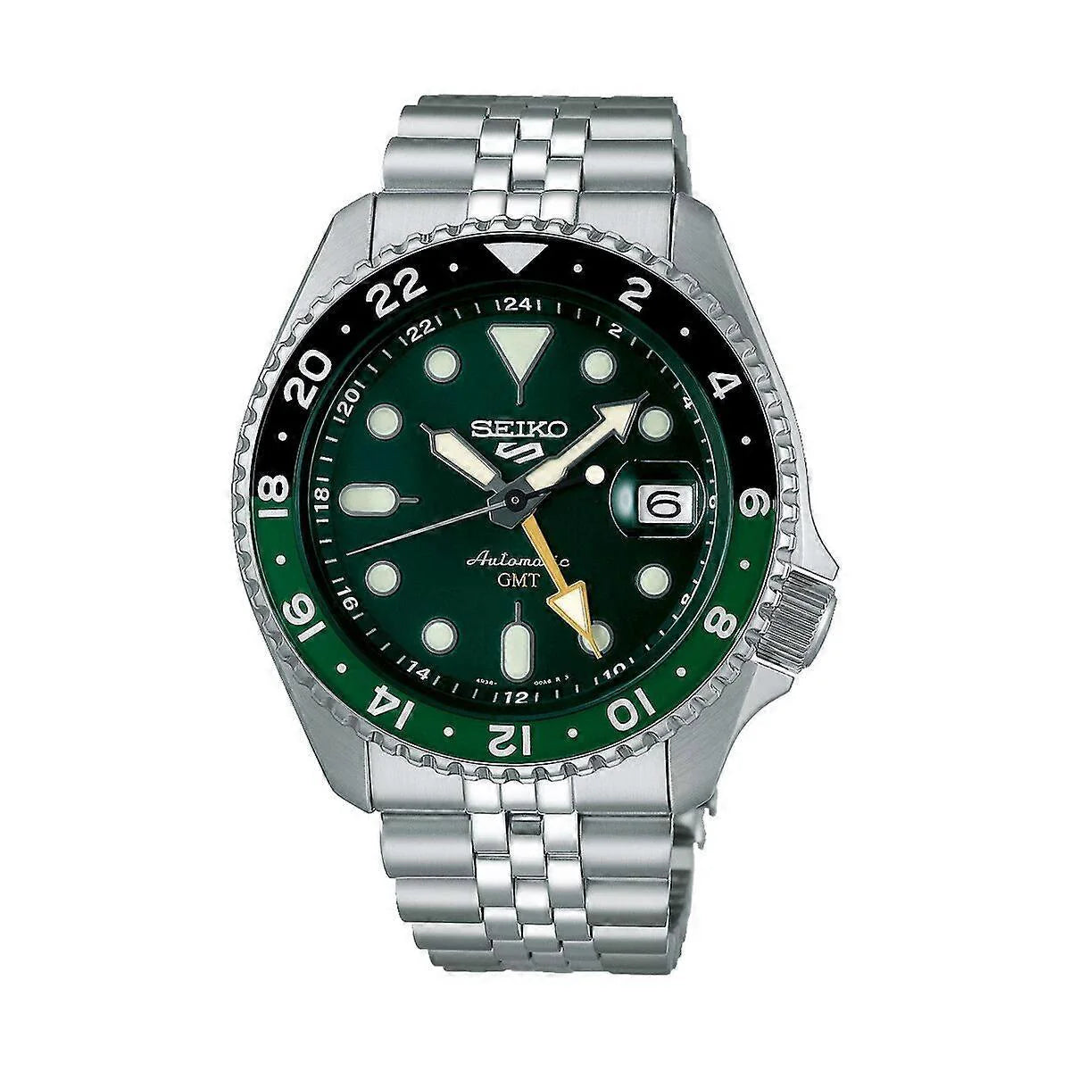 Seiko Automatic Green Dial Stainless Steel Men's Watch | SSK035K1