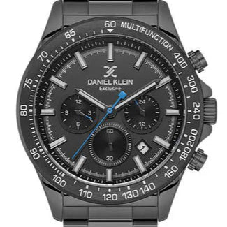 Daniel Klein Black Multifunction Men's Watch | DK113852-5