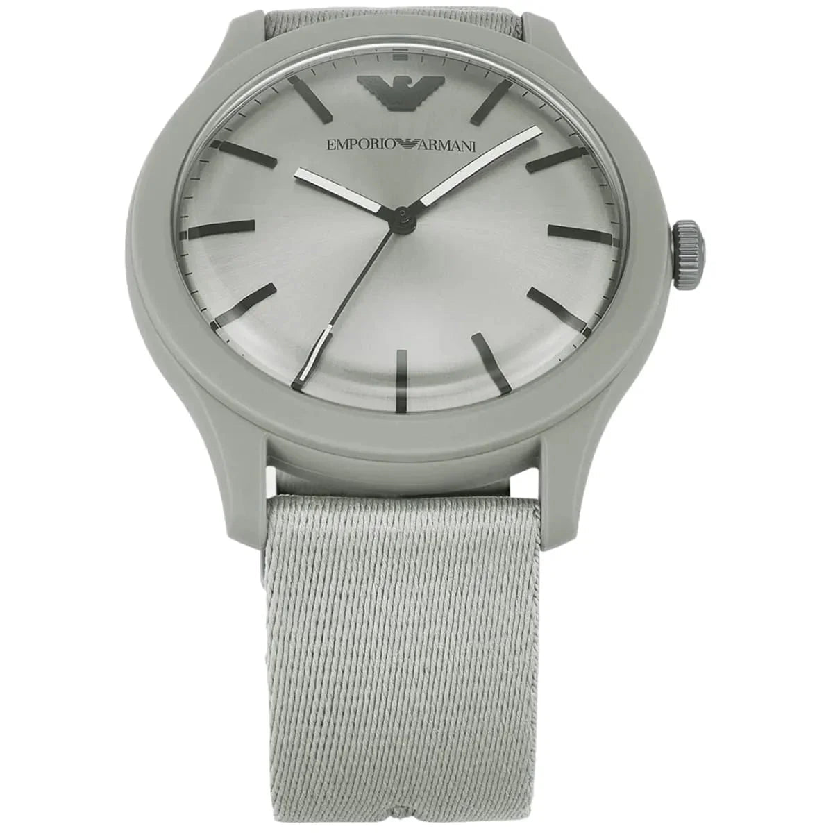 Emporio Armani Chronograph Black Dial and Silver Stainless Steel 43mm Men's Watch | AR11653 | TIME Watches