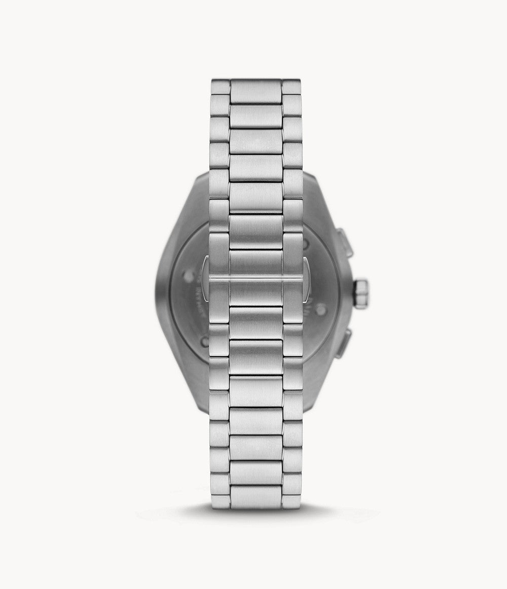 Emporio Armani Chronograph Black Dial and Silver Stainless Steel 43mm Men's Watch | AR11480