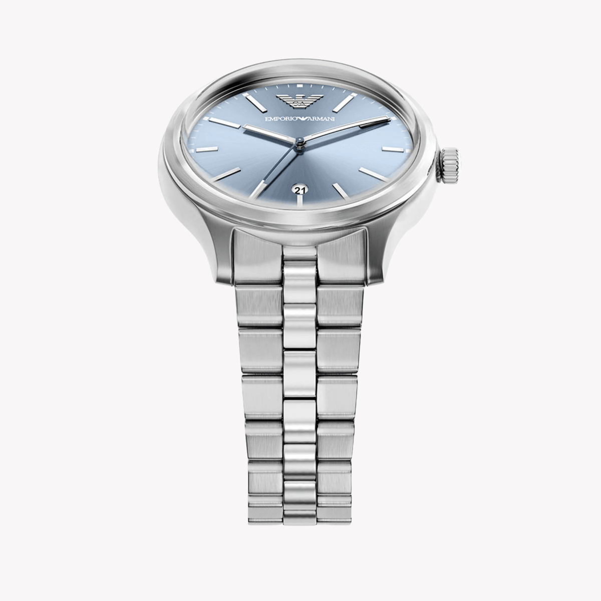 Emporio Armani Dario Blue Dial and Silver Steel Bracelet 41mm Men's Watch | AR11748 | TIME Watches