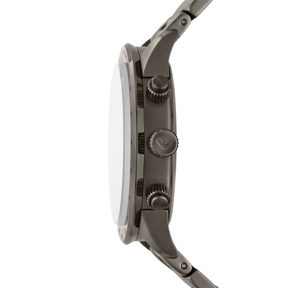 Emporio Armani Mario Gunmetal Dial and Gunmetal Stainless Steel 44mm Watch | AR80045