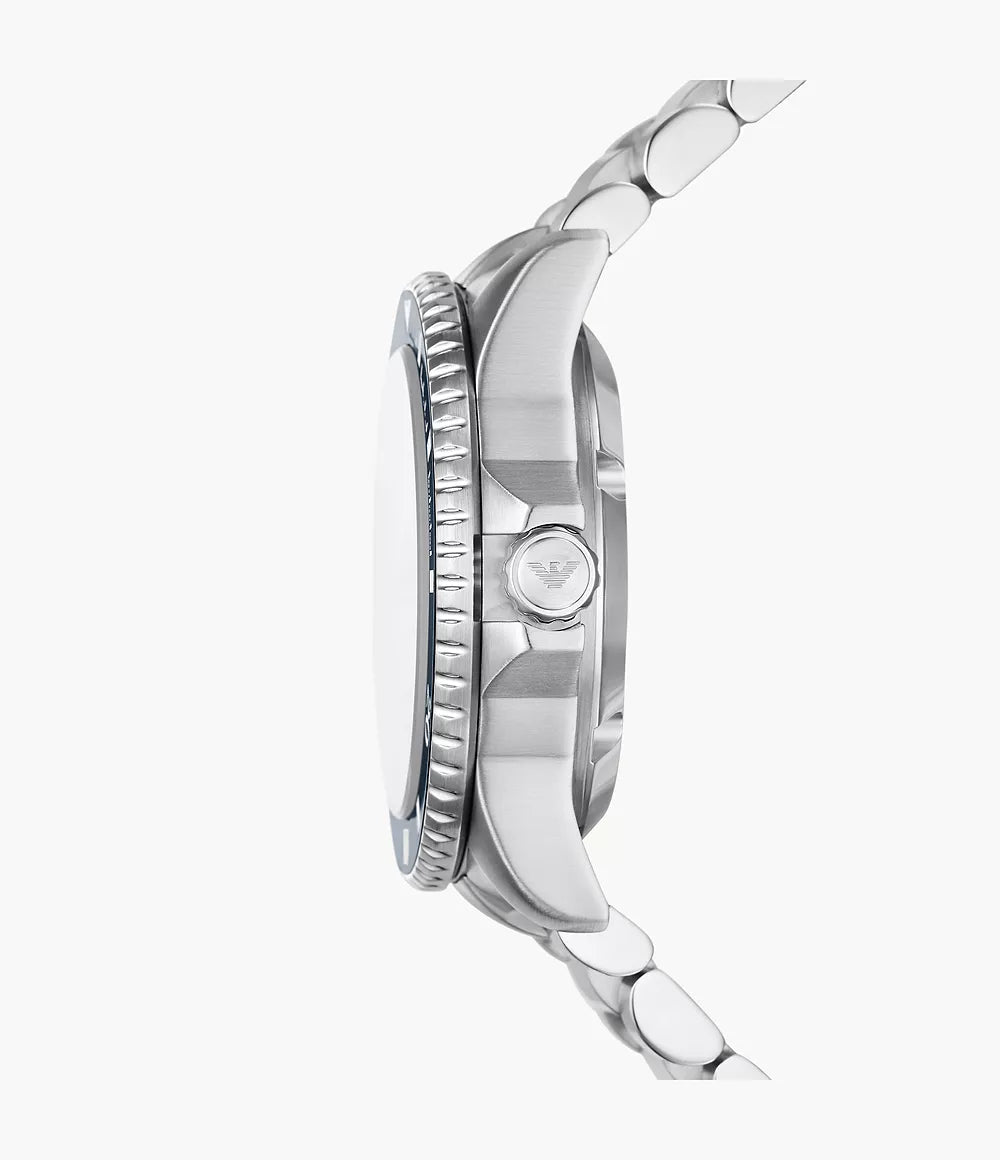 Emporio Armani Sea Explorer Automatic Stainless Steel Men's Watch | AR60079 | Time Watch Specialists