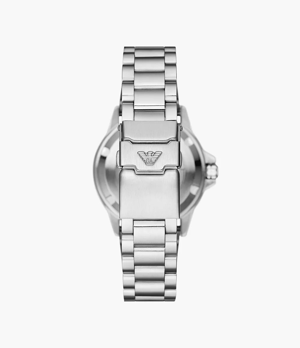 Emporio Armani Sea Explorer Automatic Stainless Steel Men's Watch | AR60079 | Time Watch Specialists