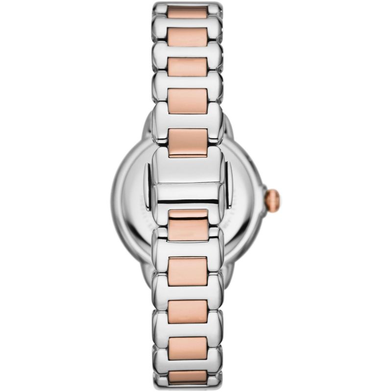 Emporio Armani Classic Mother of Pearl Dial and Gold-Tone Stainless Steel 32mm Women's Watch | AR11569