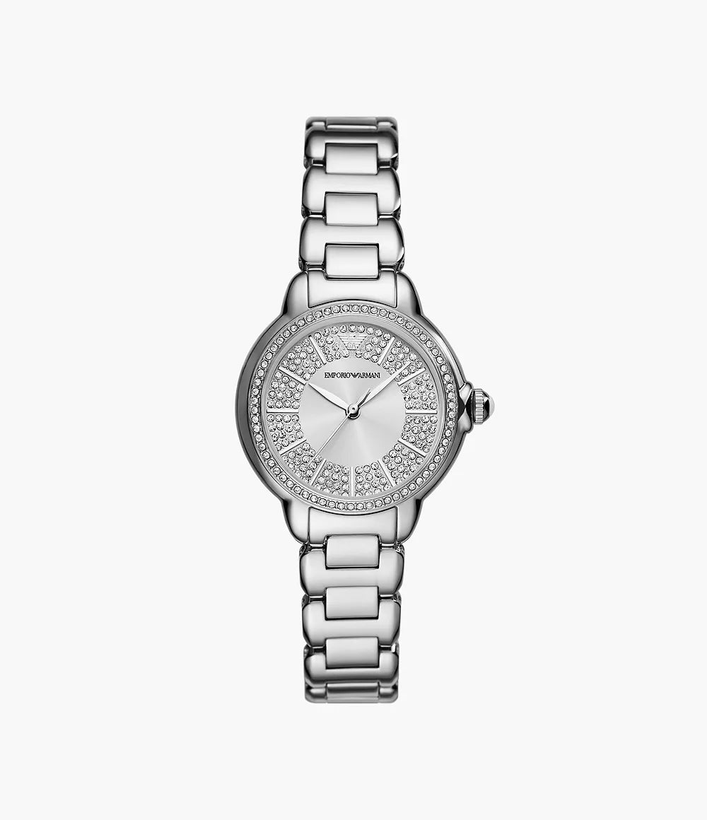 Emporio Armani Three - Hand Stainless Steel Woman's Watch | AR11632 | Time Watch Specialists