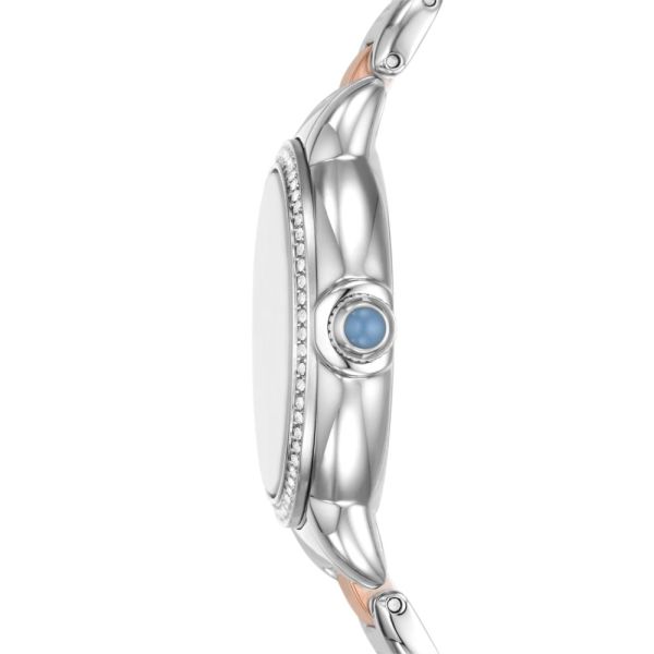 Emporio Armani Classic Rose Gold Dial and Two-Tone Stainless Steel 32mm Women's Watch | AR11597