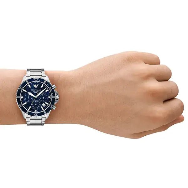 Emporio Armani World Explorer Solar - Powered Chronograph Men's Watch | AR11681 | Time Watch Specialists