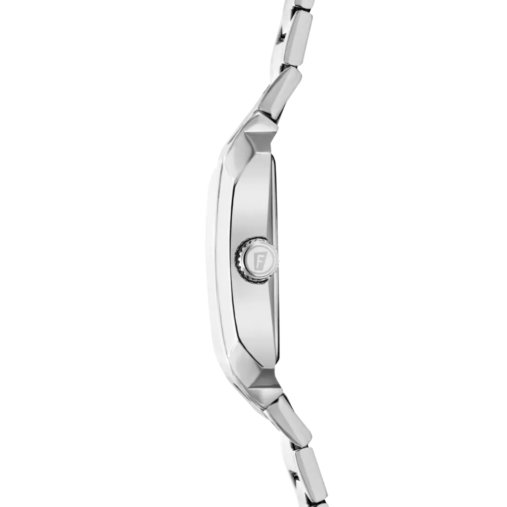 Festina On The Square Quartz Rectangular Silver Dial Stainless Steel Women's Watch | F20679/1
