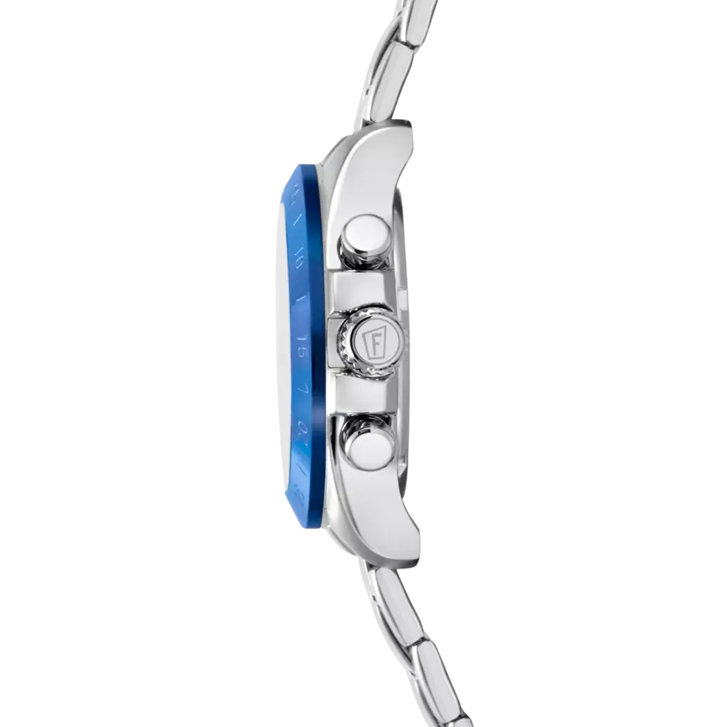 Festina Ceramic Quartz Chronograph Blue Dial Stainless Steel Women’s Watch | F20693/4