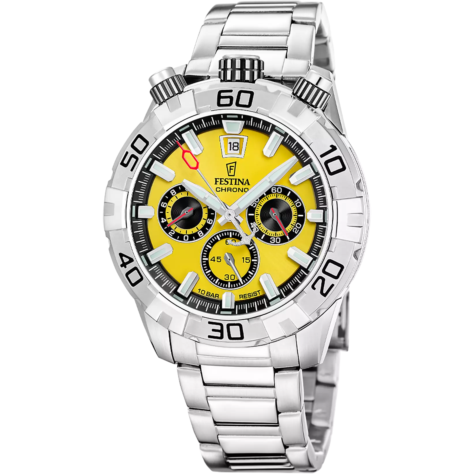 Festina The Originals Bullhead Yellow Stainless Steel Men's Watch | F20743/4