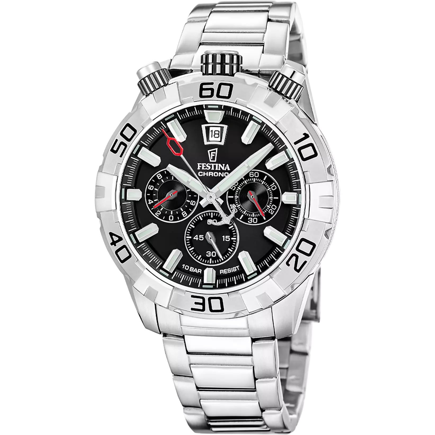 Festina The Originals Bullhead Black Stainless Steel Men's Watch | F20743/6