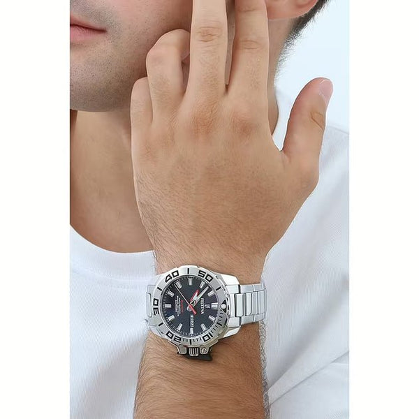Festina The Originals Quartz Black Dial Red Details Stainless Steel Men's Watch | F20665/4