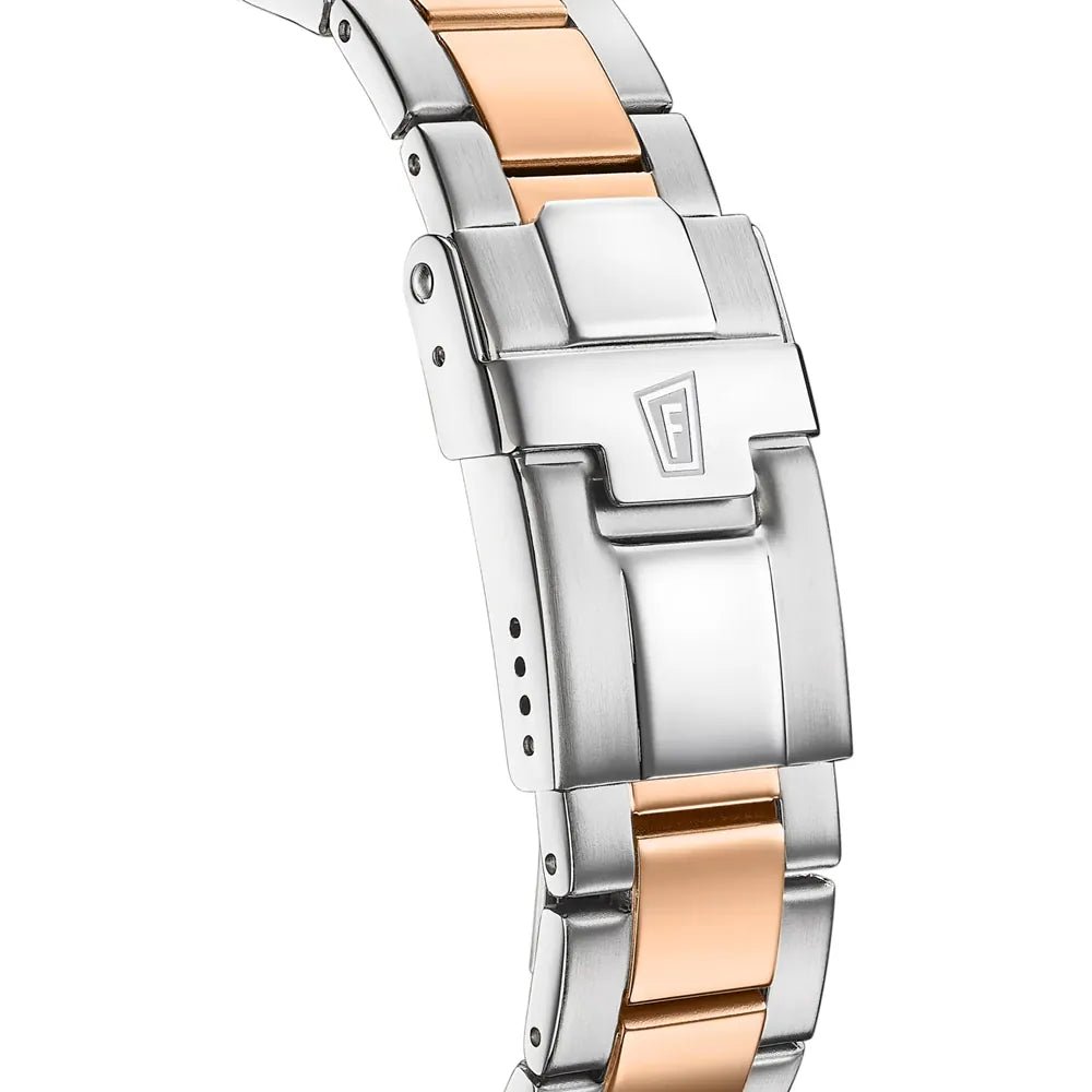 Festina Boyfriend Collection Mother of Pearl Dial 316L Stainless Steel with Rose Gold PVD Men’s 39mm Watch | F20605/3 | TIME Watches