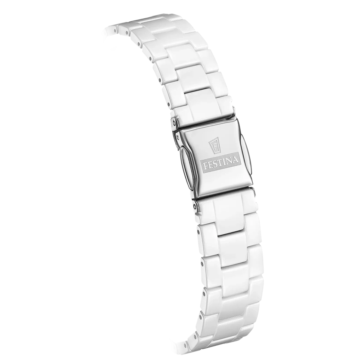 Festina Ceramic White Dial 316L Stainless Steel and white ceramic Men’s Watch | F20497/1 | TIME Watches