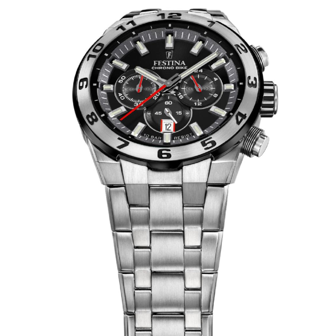 Festina Chronograph Bike Stainless Steel Men's Watch | F20670/6 | Time Watch Specialists