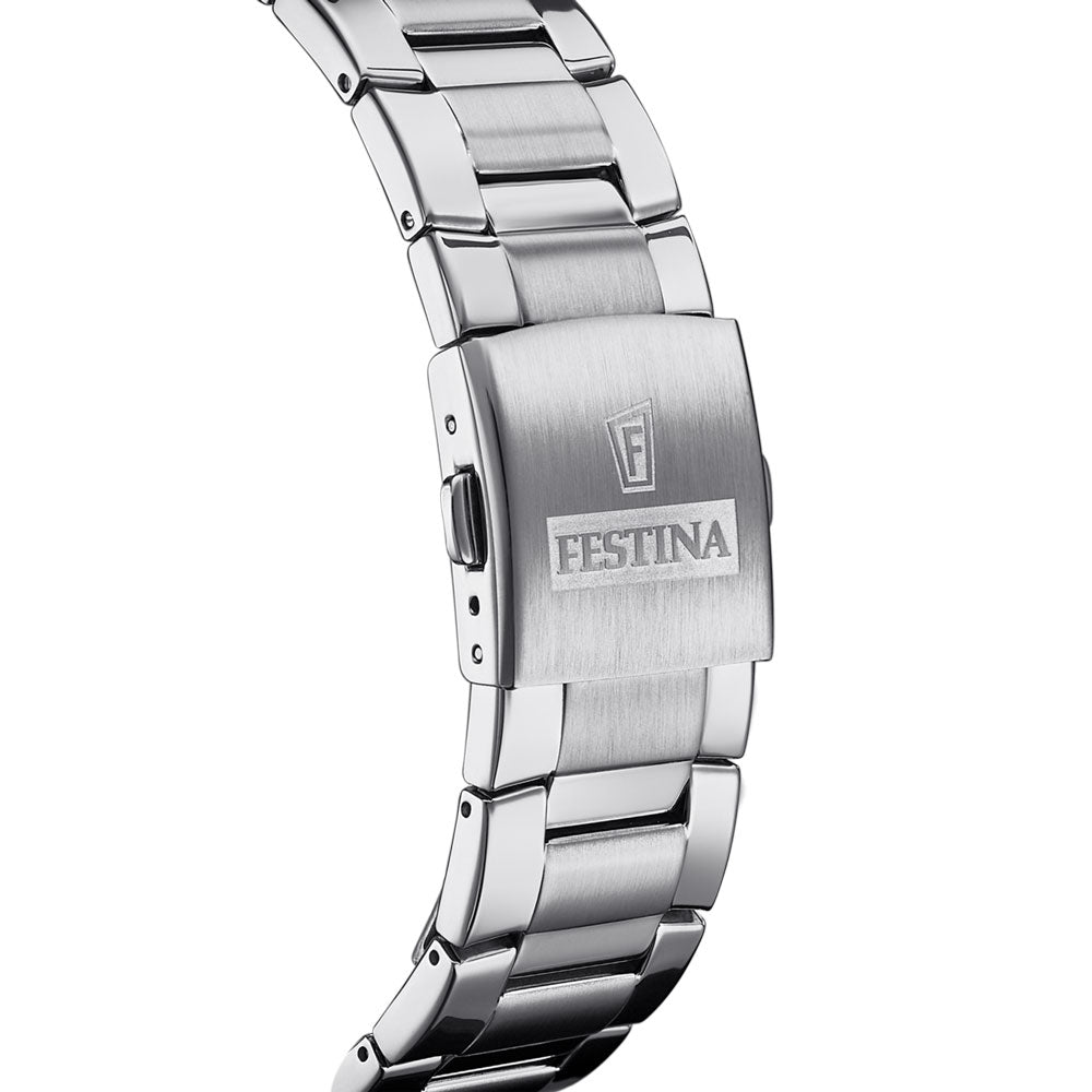 Festina Stainless Steel Chronograph Sport Black Dial Men's Watch | F20463/4 | Time Watch Specialists