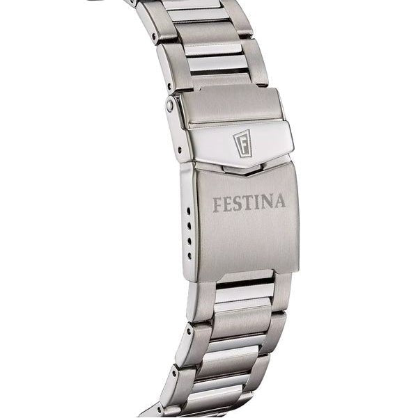 Festina Titanium Black Dial Titanium Men’s 43mm Watch | F20698/4 | TIME Watches