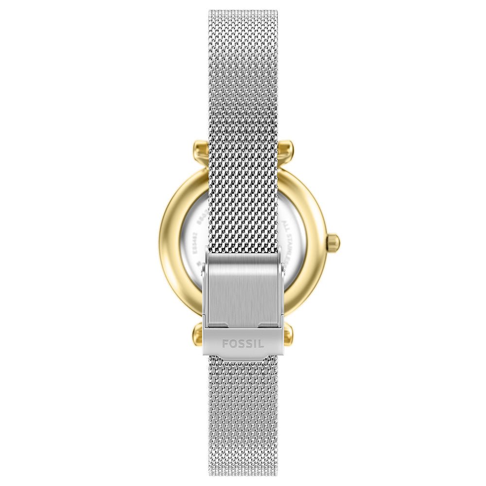 Fossil Carlie Mother Of Pearl Dial and Steel Bracelet 28mm Women's Watch | ES5463 | TIME Watches